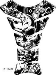 Tank Pad KEITI Skull White