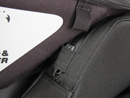 Royster rear bag incl. Basic fastening adapter - black/yellow