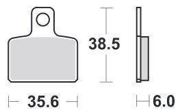 KLOCKI HAMULCOWE SBS 803 RSI
