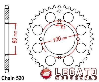 ZĘBATKA NAPĘDOWA JT TYŁ