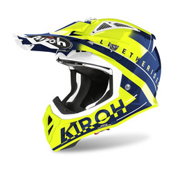 KASK AIROH AVIATOR ACE AMAZE BLUE GLOSS