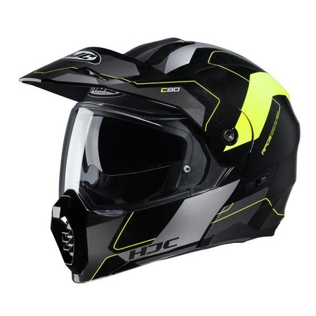 Kask Motocyklowy HJC C80 Rox Black/Yellow