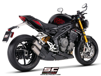 SC-Project tłumik końcowy Twin CR-T Titanium Triumph SPEED TRIPLE 1200 RS 2025+ Euro5+
