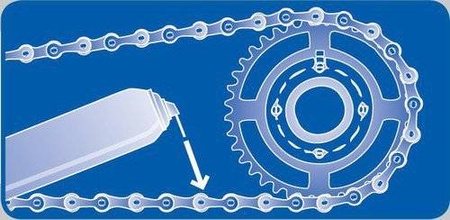Smar do Łańcucha w Sprayu S100 Dry Lube Ketten/Dry Lube Chain Spray 400ml