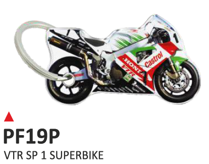 ONEDESIGN Dwustronny wypukły brelok na klucze Honda VTR sp1 superbike