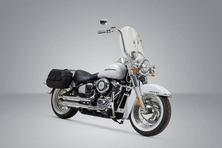 ZESTAW SAKW I STELAŻY LEGEND GEAR LH1/LH1 SW-MOTECH 2X195L HARLEY-DAVIDSON SOFTAIL DELUXE (17-)
