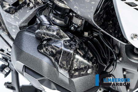 Osłona dyszy wtryskiwacza prawa BDC matowa - czarna carbon BMW R 1300 GS od 2023 ILMBERGER BM.EDR.032.R23GS