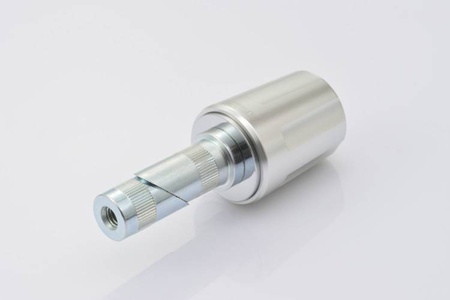 Końcówka kierownicy  HEAVY WEIGHT REVOLVER m8 srebrny