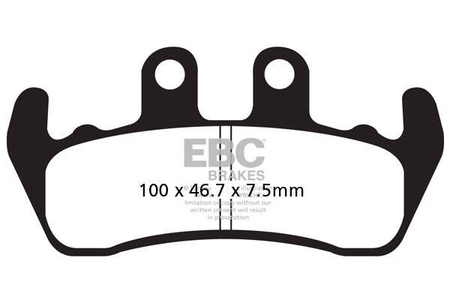 EBC Klocki hamulcowe FA166 (kpl. na 1 tarcze)