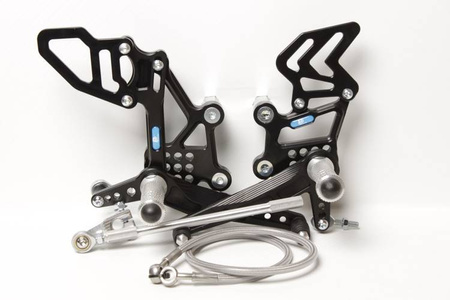 PP Tuning sety podnóżków sportowe Kawasaki Ninja 250, 300 2013-2017