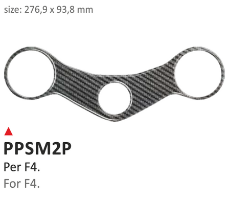 ONEDESIGN Naklejka na półkę kierownicy MV AUGUSTA F4