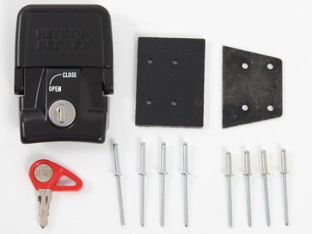 Fixing lock for Junior or Journey side case - black