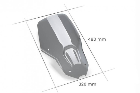 Szyba turystyczna PUIG do Honda CRF1100L Africa Twin 20-23 Lekko przyciemniany (H) 21396H