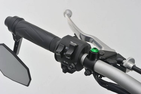 Śruba zaślepka do otworu lusterka  M10-P1.25/prawa zielony