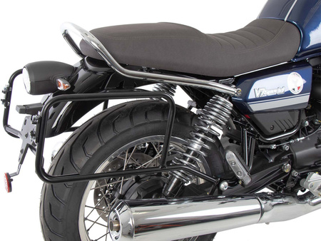 Side carrier permanent mounted black for Moto Guzzi V7 Stone Corsa (2024)