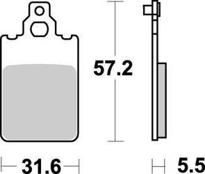 KLOCKI HAMULCOWE SBS 607 HF