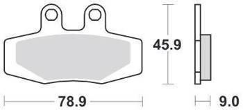 KLOCKI HAMULCOWE SBS 621 HF
