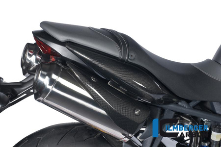Panel boczny underseat (prawy) carbon - Triumph Street Triple 675 ILMBERGER SDR.008.TRSTR.K