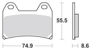 KLOCKI HAMULCOWE SBS 706 DC
