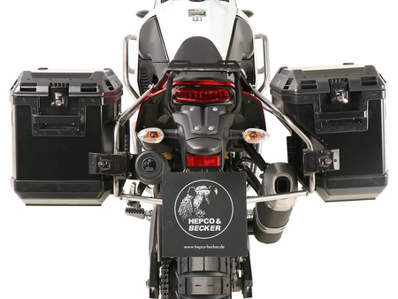 Sidecarrier Cutout black incl. Xplorer Cutout sideboxes for Yamaha Ténéré 700 / Rally (2019-2024)