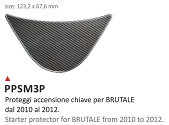 ONEDESIGN Naklejka na półkę kierownicy MV AUGUSTA Brutale 2010/2012