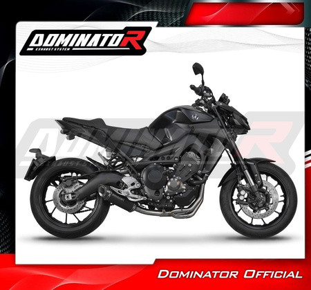 Dominator Układ wydechowy HP8 Black + dB killer Yamaha Mt-09 2017-2020