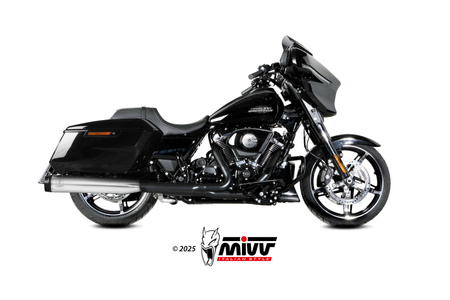 Mivv Tłumiki końcowe HR-1 stal nierdzewna HARLEY DAVIDSON STREET GLIDE / ANNIVERSARY / SPECIAL / SPECIAL ANNIVERSARY 2017-2026