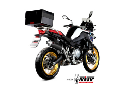 Mivv tłumik końcowy DAKAR BLACK STAINLESS STEEL BMW F 850 GS 2018-2024