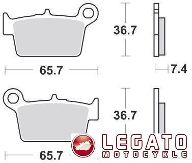 KLOCKI HAMULCOWE SBS 861 HF