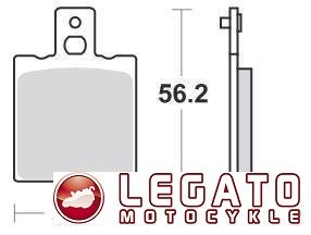KLOCKI HAMULCOWE SBS 519 RSI