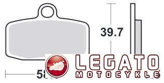 KLOCKI HAMULCOWE SBS 885 SI