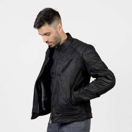 KURTKA SKÓRZANA OZONE SPARROW II BLACK