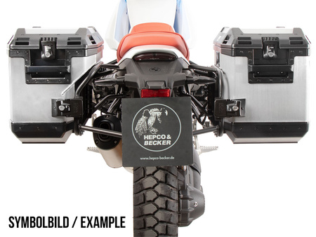 Sidecarrier Cutout incl. Xplorer sideboxes black for BMW R 12 G/S (2025-)