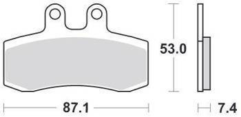 KLOCKI HAMULCOWE SBS 681 HF