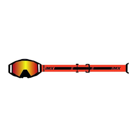GOGLE IMX SAND BLACK MATT/ORANGE - SZYBA ORANGE IRIDIUM + CLEAR (2 SZYBY W ZESTAWIE)