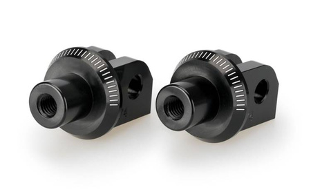 Mocowanie sportowych podnóżków PUIG 20637 (przód) Czarny (N) 20673N