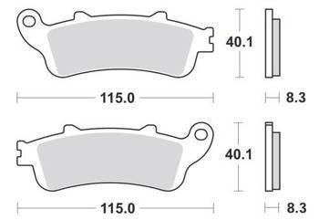 KLOCKI HAMULCOWE SBS 156 MS