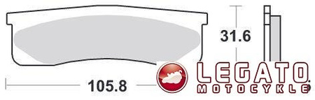 KLOCKI HAMULCOWE SBS 660 RQ