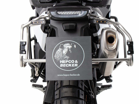 Sidecarrier Cutout stainless steel incl. Xplorer sideboxes silver for Husqvarna Norden 901 / Expedition (2022-)