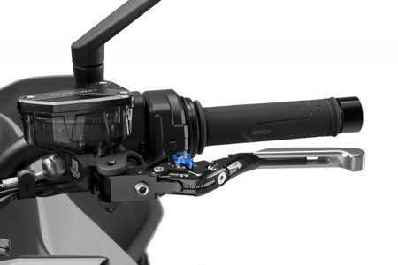 Regulowana dźwignia sprzęgła PUIG 4.0 EVO (przedłużana, wymaga adaptera) Srebrny (P) 424PNP