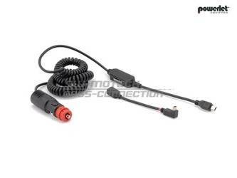 ADAPTER Z WYJŚCIA ZAPALNICZKI/ NORM DO MINI USB /DŁ. 100CM SW-MOTECH