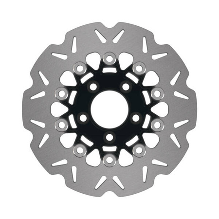 EBC Tarcza hamulcowa motocyklowa VR524BLK VEE, do amerykańskich motocykli, czarna