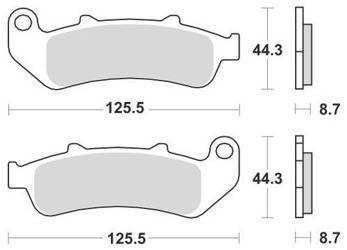 KLOCKI HAMULCOWE SBS 685 HF