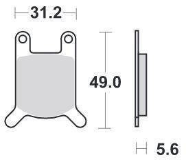 KLOCKI HAMULCOWE SBS 532 HF