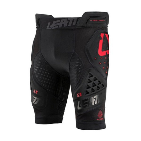 LEATT (2020) SPODENKI Z OCHRANIACZAMI IMPACT SHORTS 3DF 5.0 BLACK KOLOR CZARNY