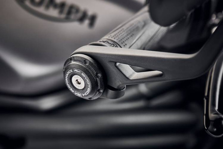 EP Triumph Speed Triple S Handlebar End Weights (Black) (2018 - 2020) (Bar End Mirror Version) (PRN015509-09) - EVOTECH PERFORMANCE