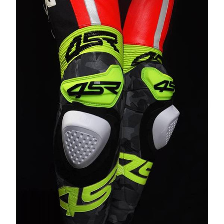 KOMBINEZON SKÓRZANY DWUCZĘŚCIOWY 4SR RR EVO III NEON