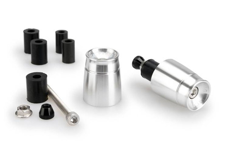 Końcówki kierownicy PUIG Speed (uniwersalne 13-18 mm) Srebrny (P) 21011P