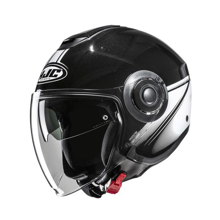 KASK MOTOCYKLOWY HJC I40N VISION BLACK WHITE