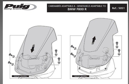 OWIEWKA PUIG DO BMW F800R 09-14